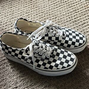 Vans Black and White Checkered Shoes
